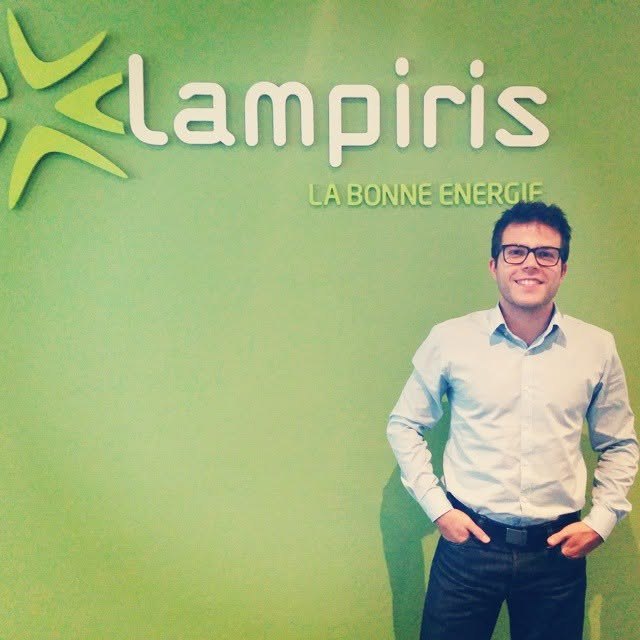 Jerem in front of the Lampiris wall.